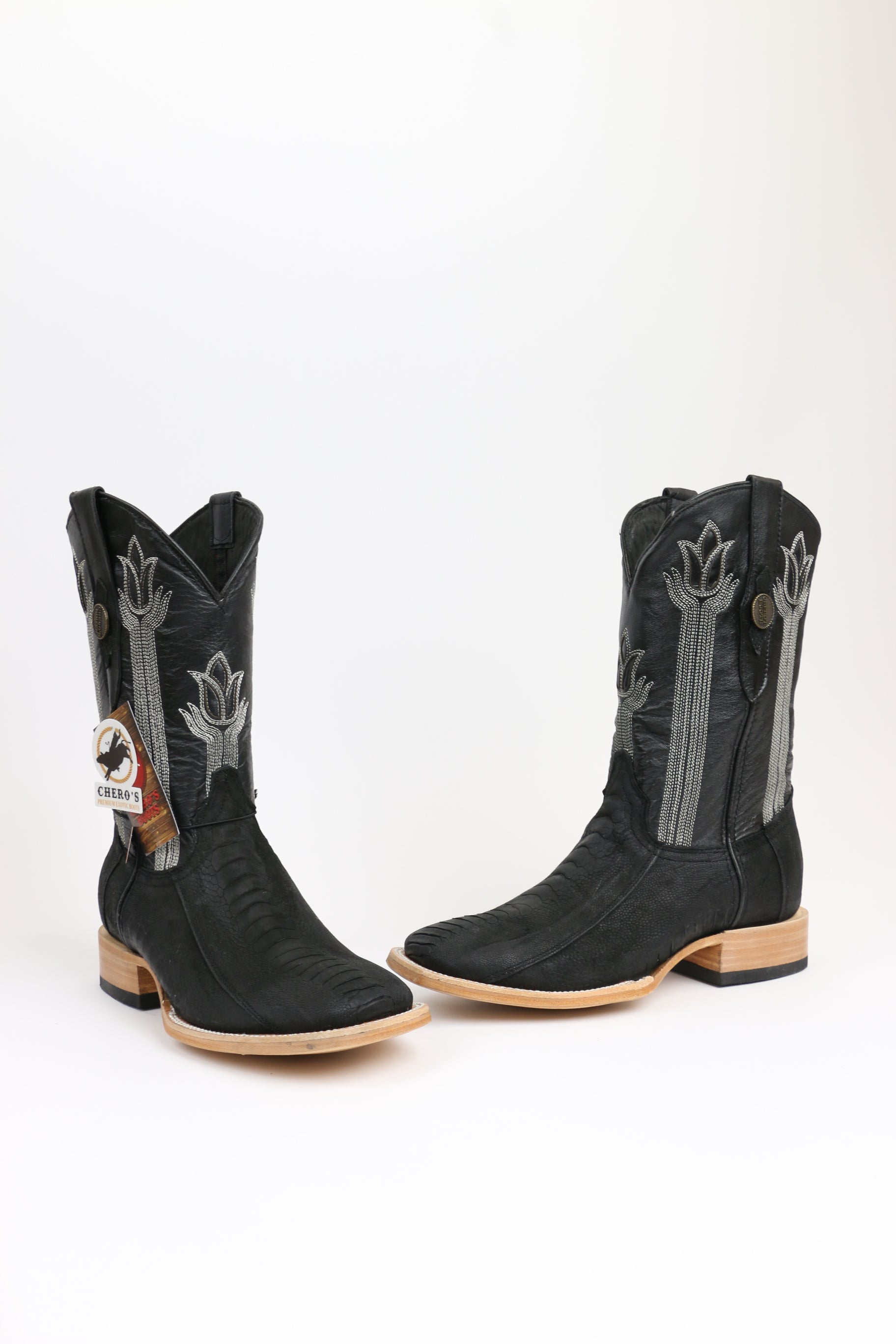 Chero's Premium Exotic Ostrich Leg Onyx Clearance Sale 70%OFF