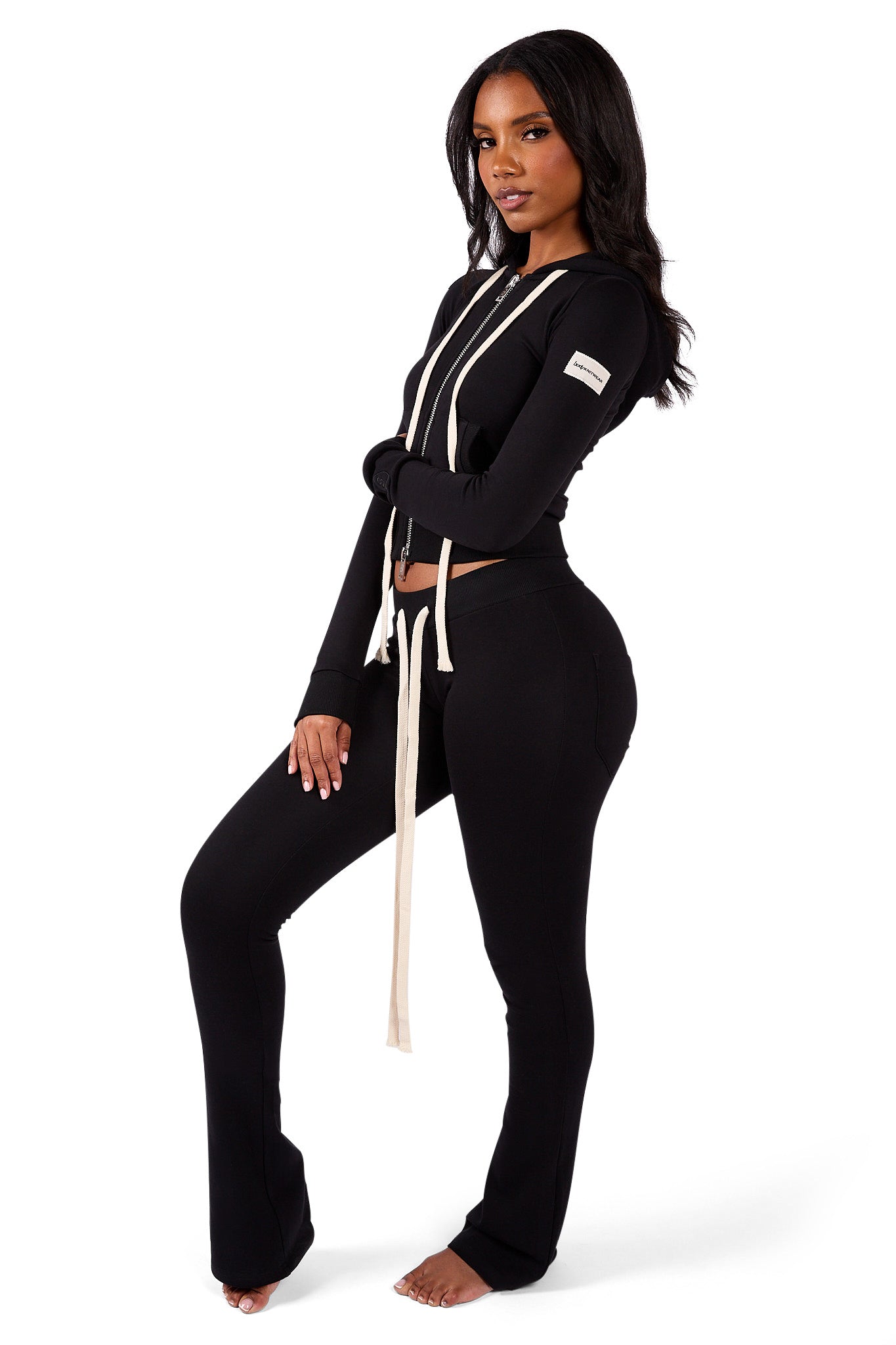 BODY KNITWEAR PANTS (MIDNIGHT BLACK)