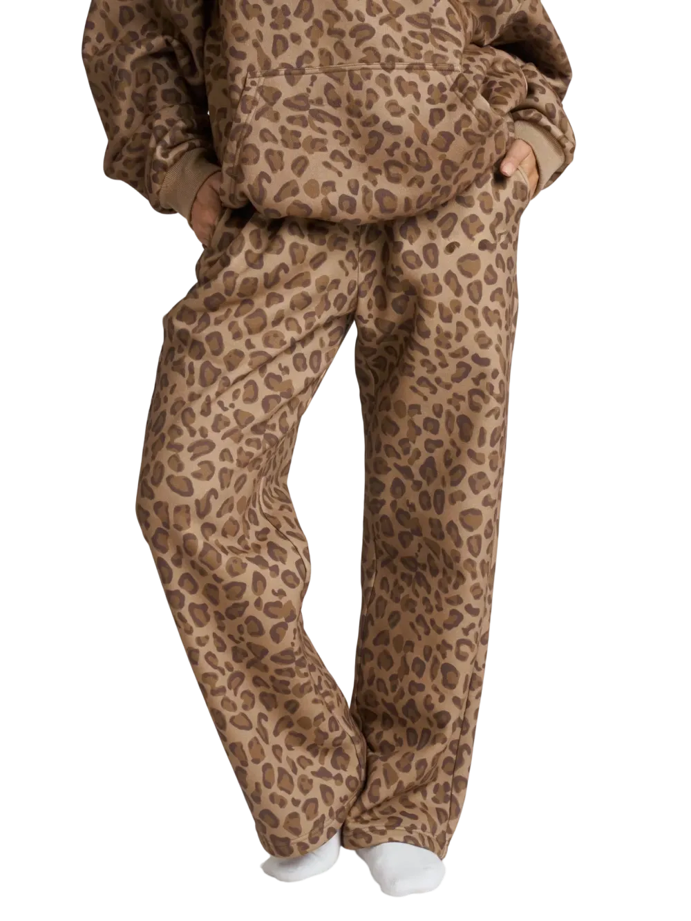 Leopard print unisex sweatpants