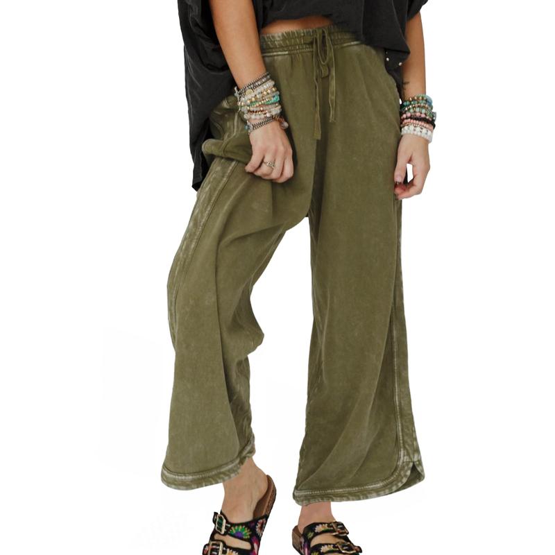 Comfy Wide Leg Pants with Pockets – High Waist
