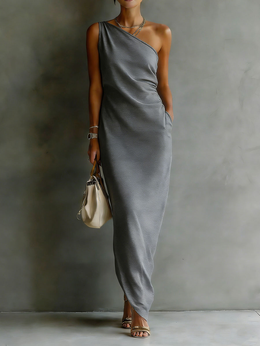 Women's Casual Off-the-shoulder Dress