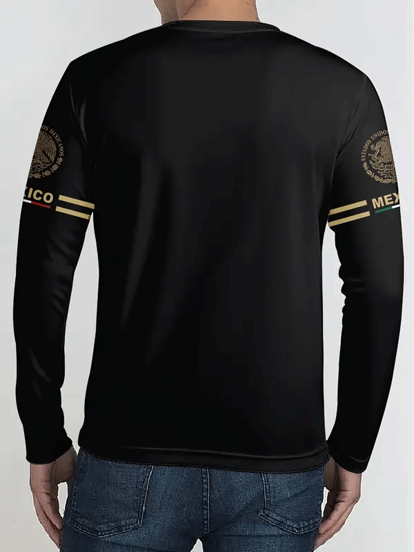 Men’s Printed Long Sleeve Performance Tee
