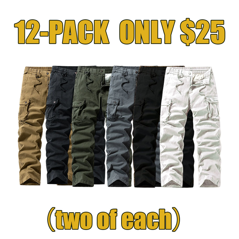 Vintage Washed Tapered Work Pants – Classic Everyday Fit