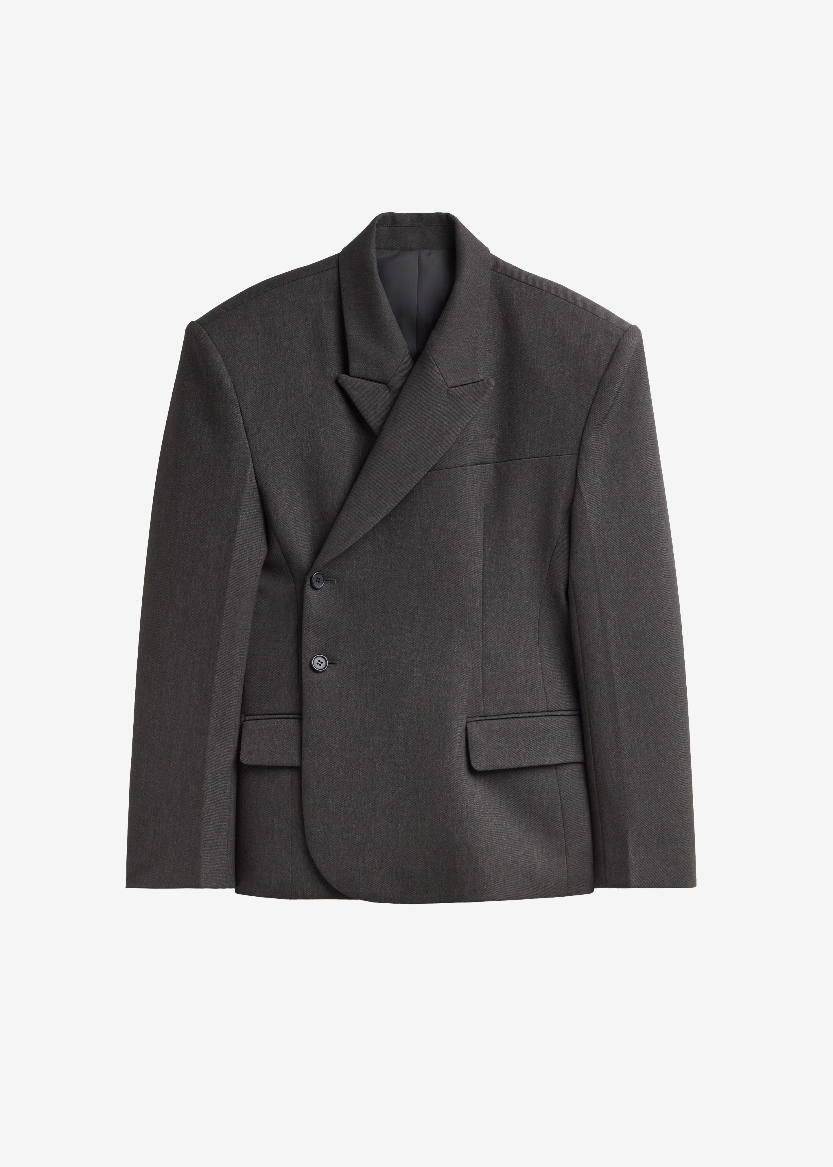 Blerick Crossover Blazer - Dark Grey