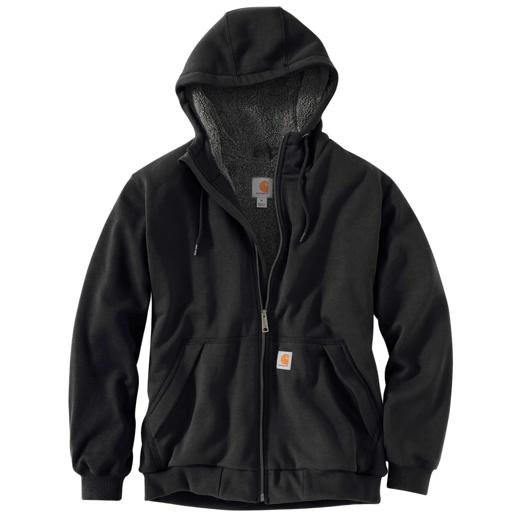 CHT Rain Defender Relaxed Fit Midweight Sherpa-Lined Full-Zip Hoodie Sweatshirt 103308
