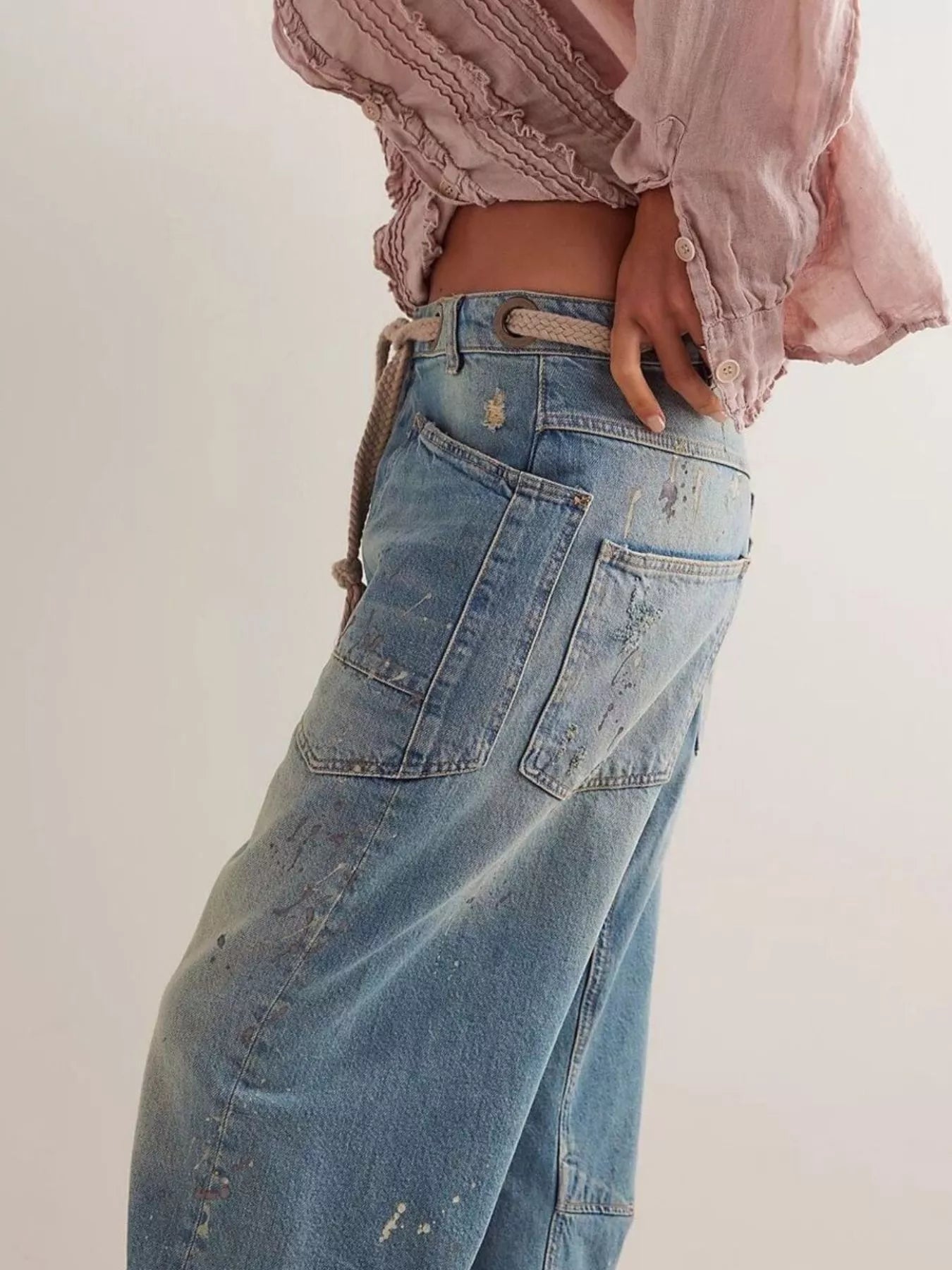 Washed Relaxed Fit Jeans