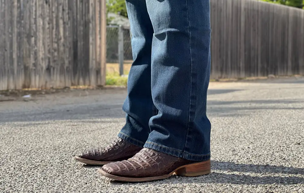 MEN’S SLIM FIT STRETCH STRAIGHT BOOTCUT JEANS