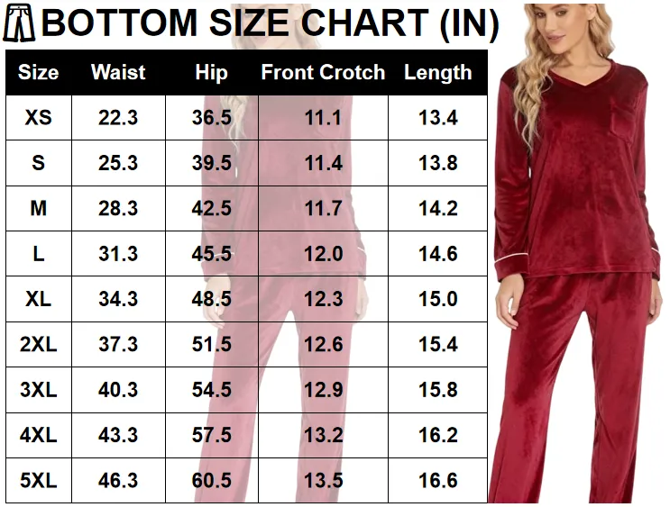 Pajamas Sets Velvet PJs Set