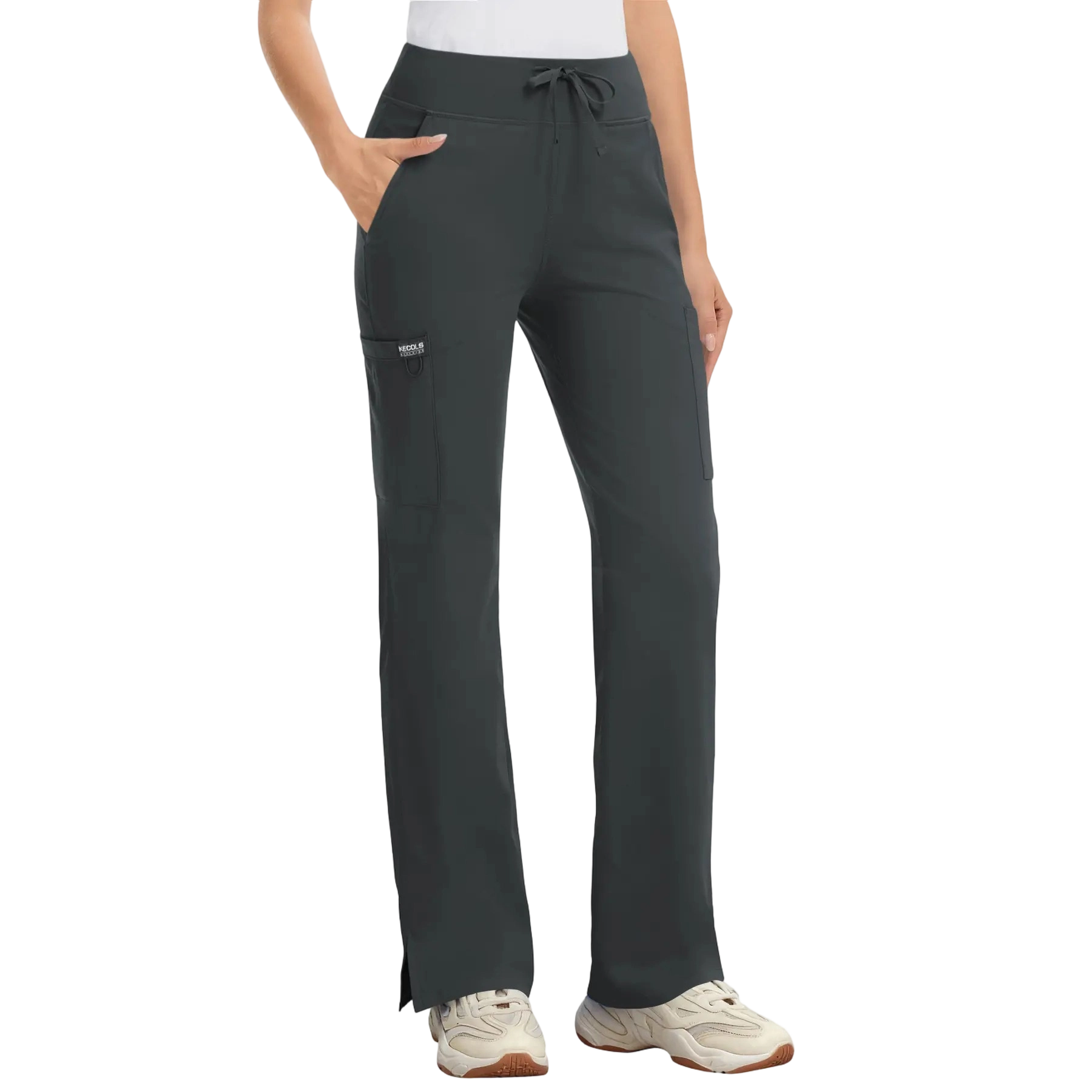 👖 Women’s High-Rise Stretch Scrub Pants – 5 Pocket Medical Work Pants