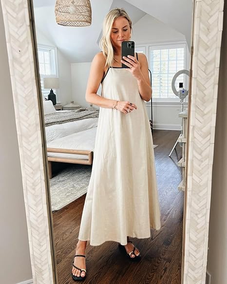 Elegant Sleeveless Maxi Dress for Women