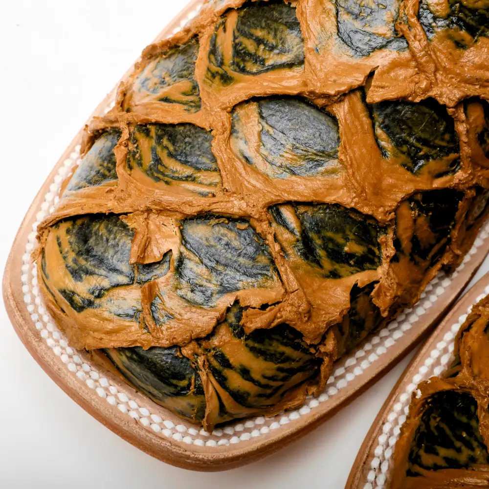 Brown Rustic Jumbo Pirarucu Leather Boots - Square Toe