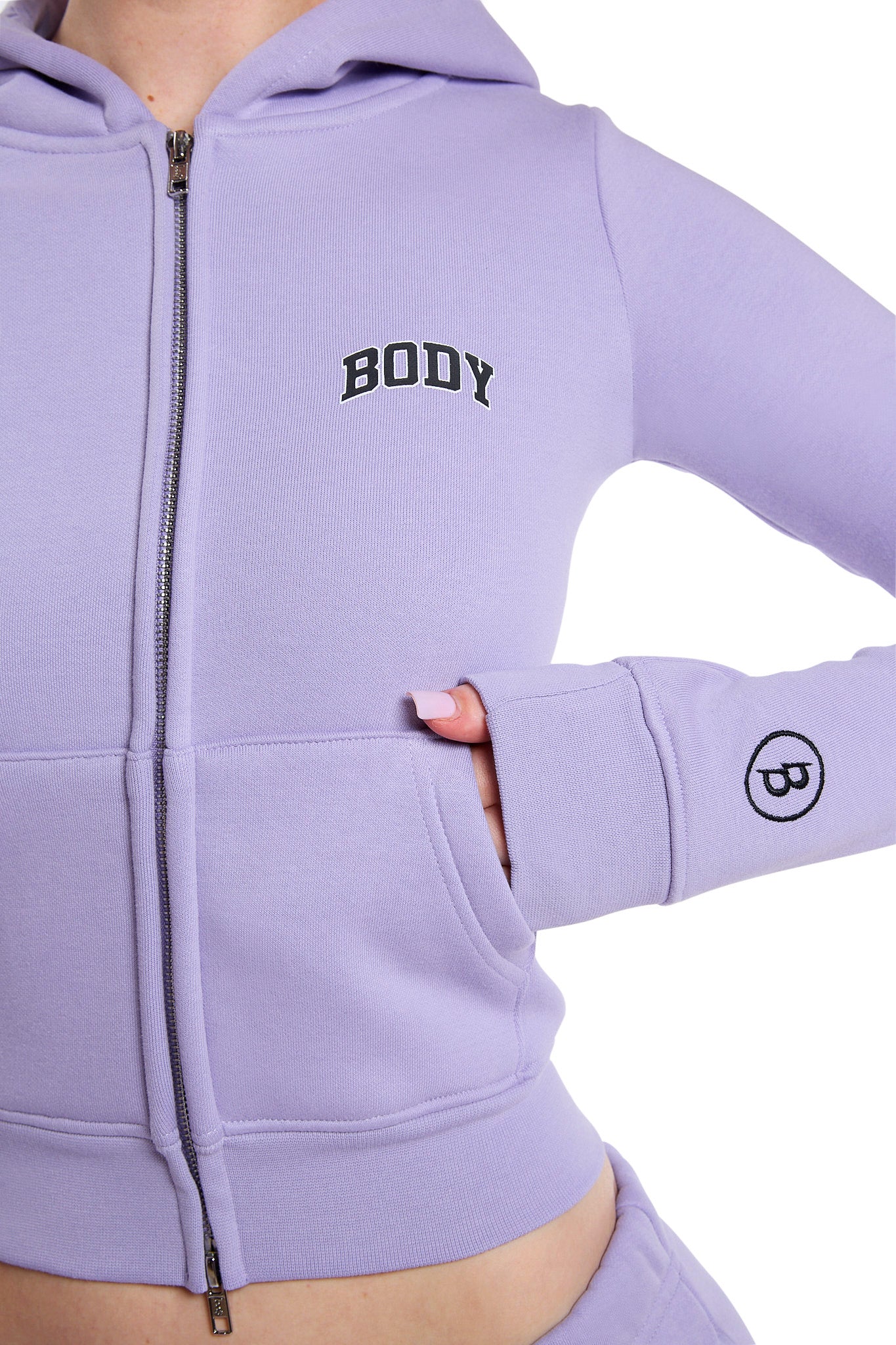 BACKSHOT HOODIE 2.0 (LAVENDER/BLACK)