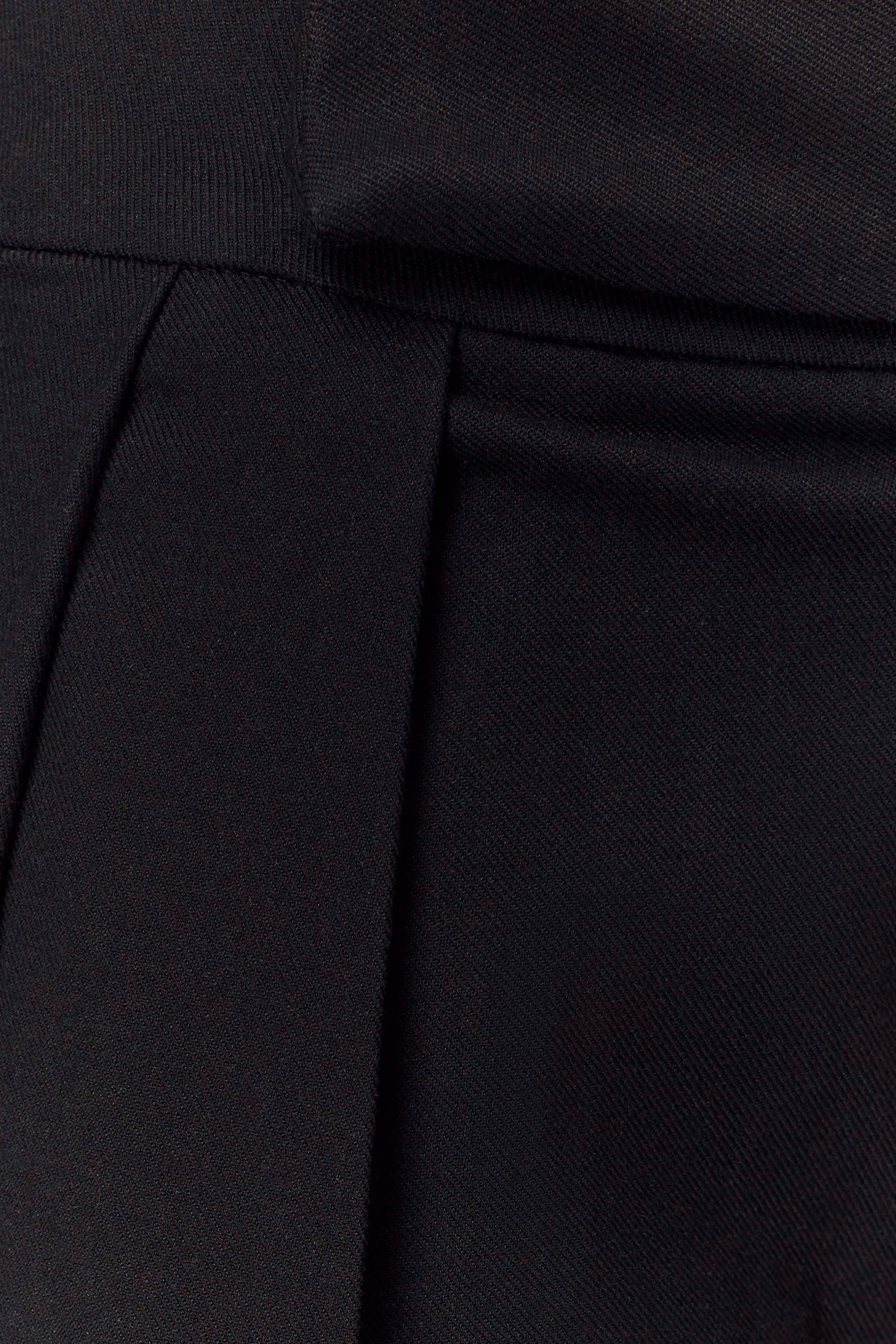 Black Pleated High Waisted Pants