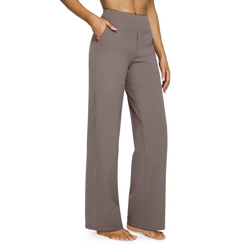 Loose High-Waist Business Casual Pants Yoga Pants Women Wide Leg Pants