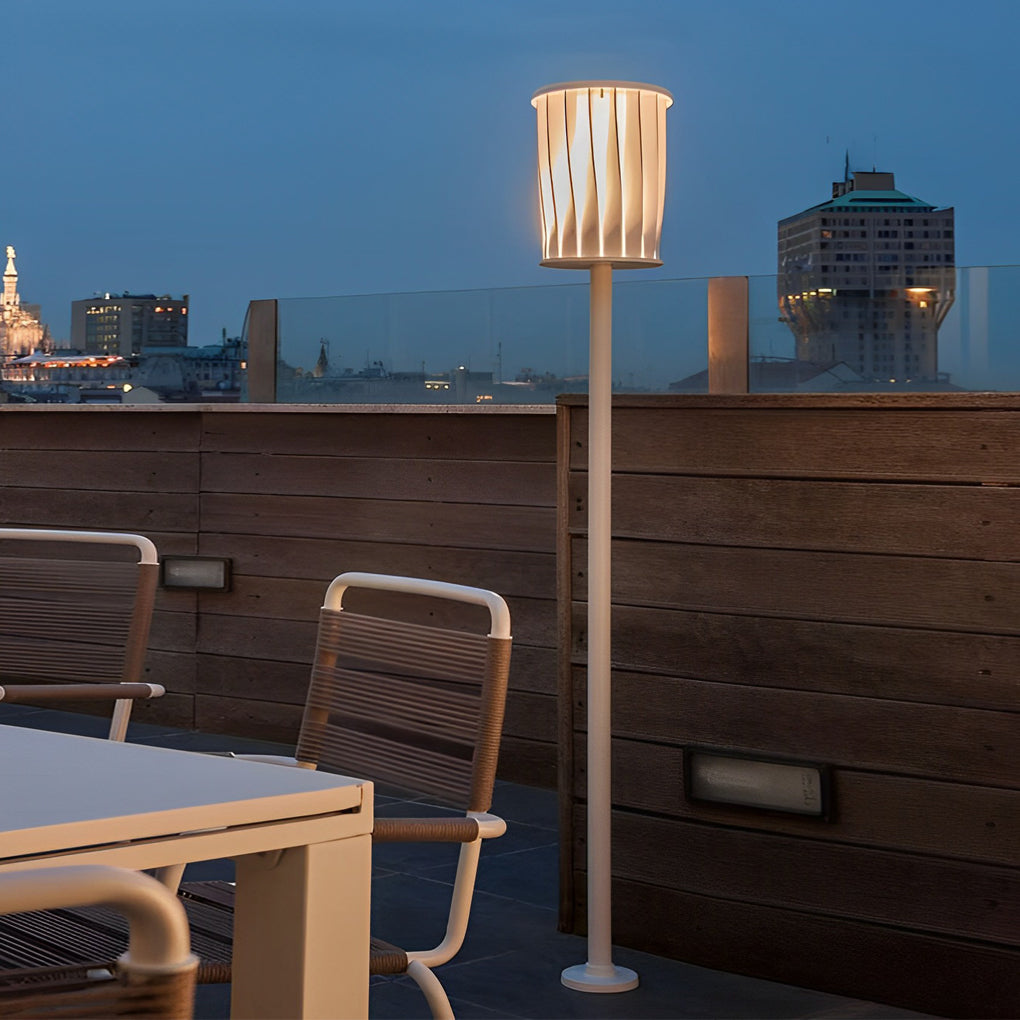 Waterproof Creative Stainless Steel LED Modern Outdoor Floor Lamp Lawn Lights