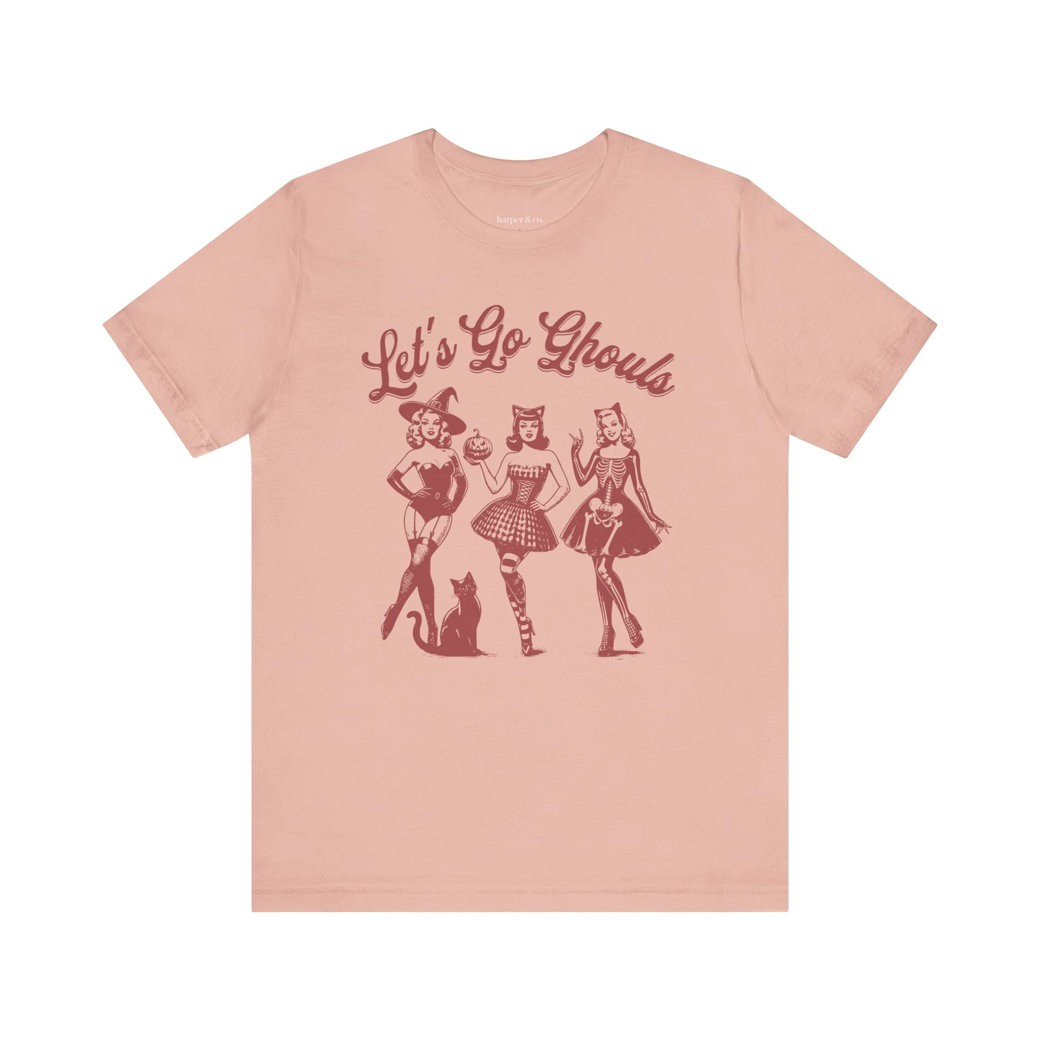 Let's Go Ghouls Bella Canvas Unisex Jersey T-Shirt - Multiple Colors