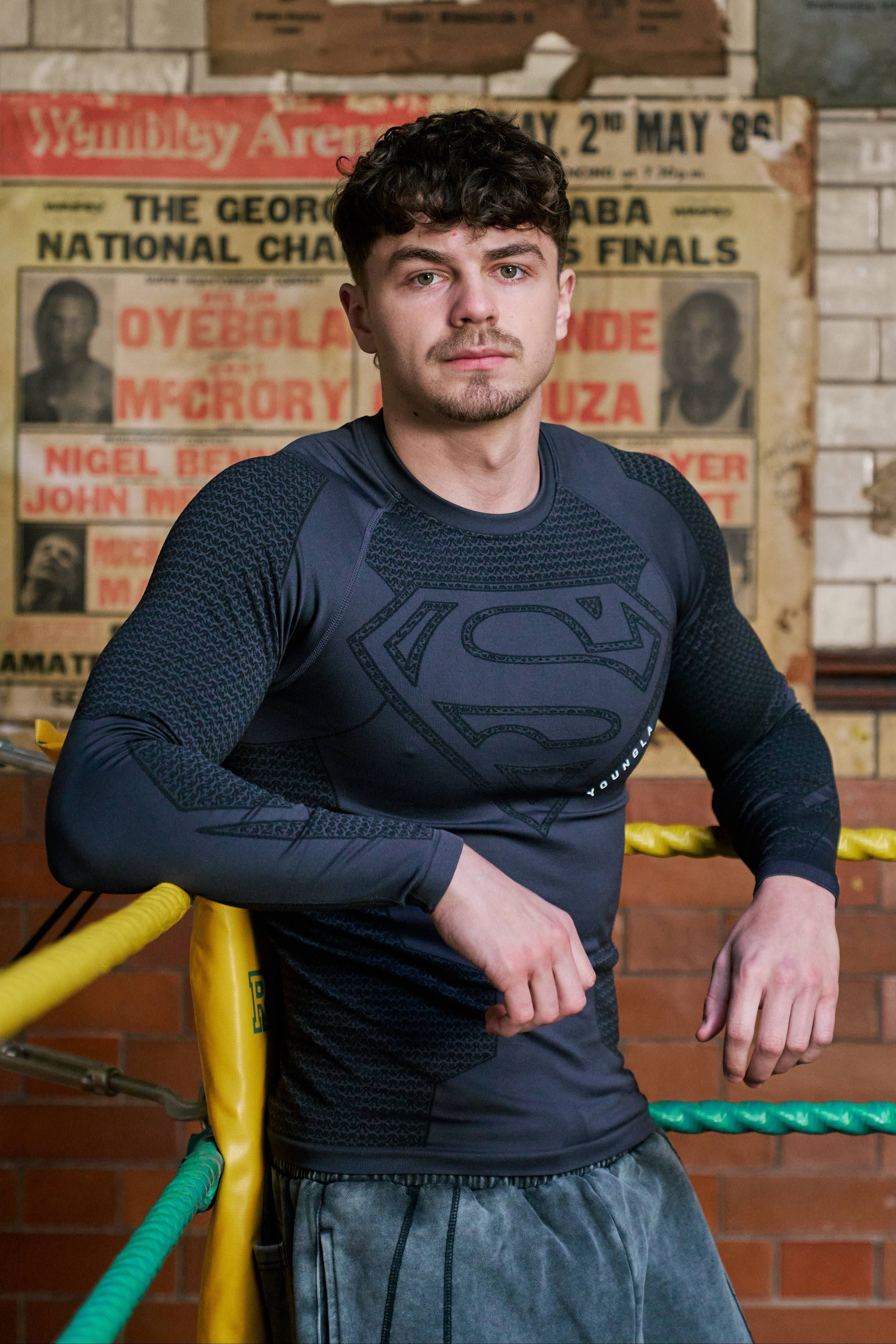 8066 - Superman Compression Longsleeves