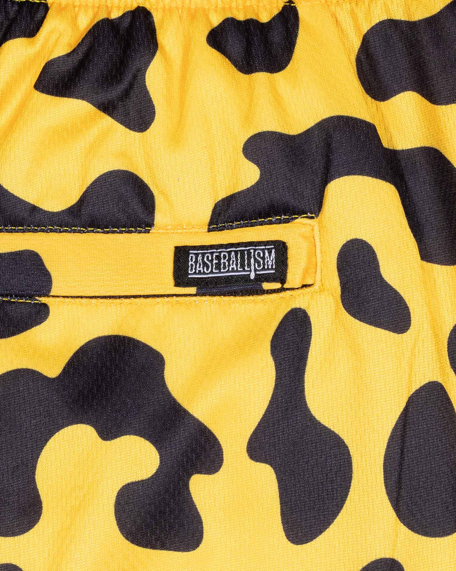 Wild Pitch Diamond Air Mesh Shorts (Cheetah) - Youth