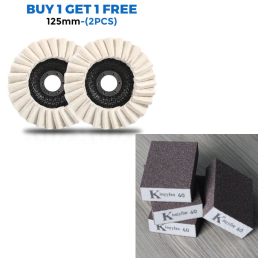 ⚙️ BUY 1 GET 1 FREE! 🔥 Wool Felt Flap Polishing Disc – High-Performance, Fine Polishing & Long-Lasting Use ✨