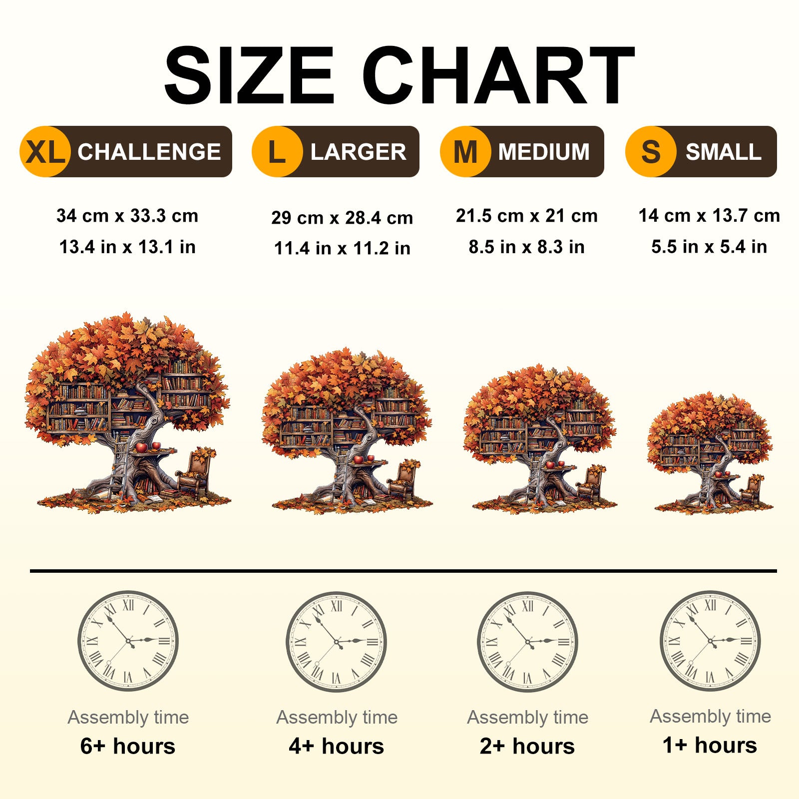 Tree Library  Wooden Jigsaw Puzzle