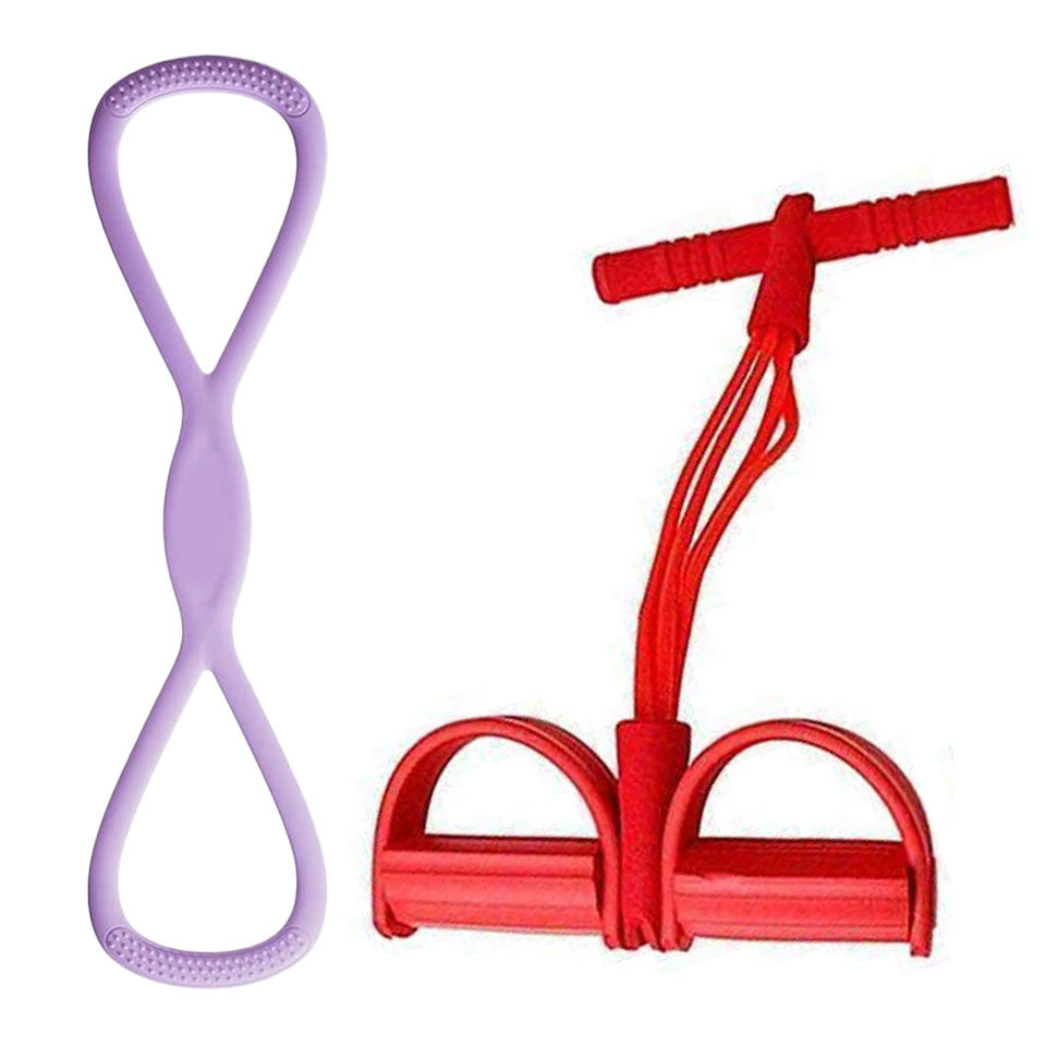 ✨2025 Hot Sale-Buy 2 Get 1 Free!!!🔥32 Fitness Resistance Bands-4 Tube Pedal Ankle Puller
