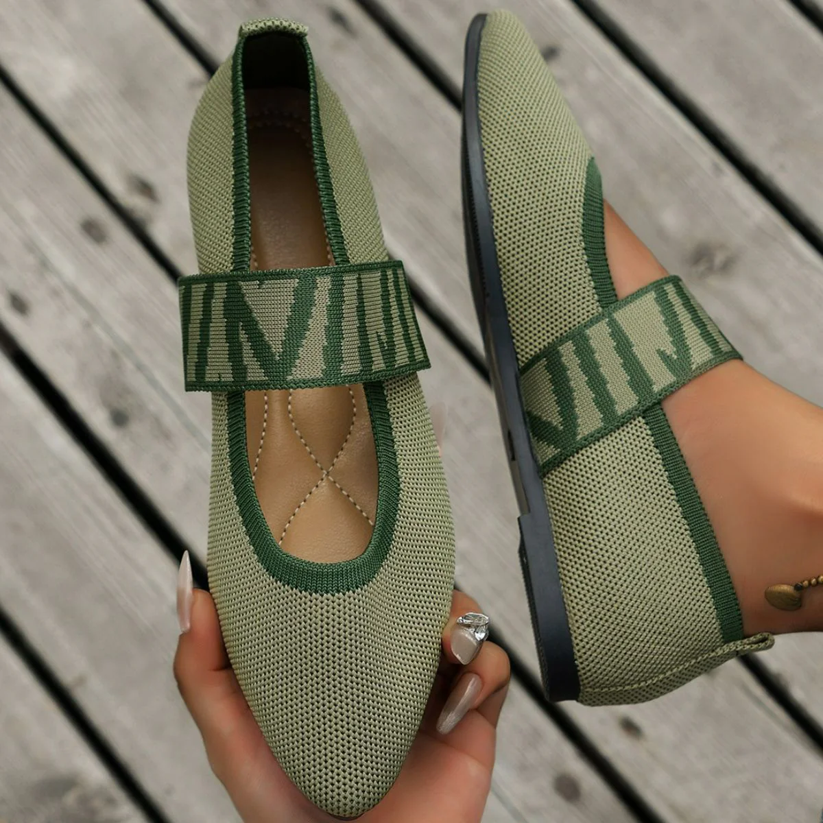 Point Toe Flats Slip-Ons (multiple color options)