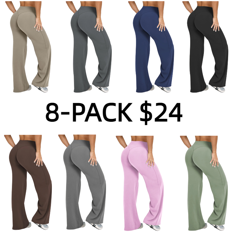 Women's Casual Wide Leg Sport Pants