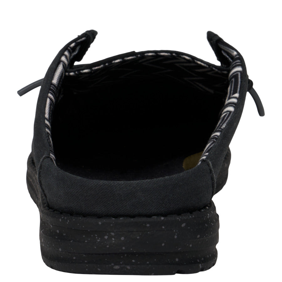 Wally Slip Stretch Canvas - Black/Black