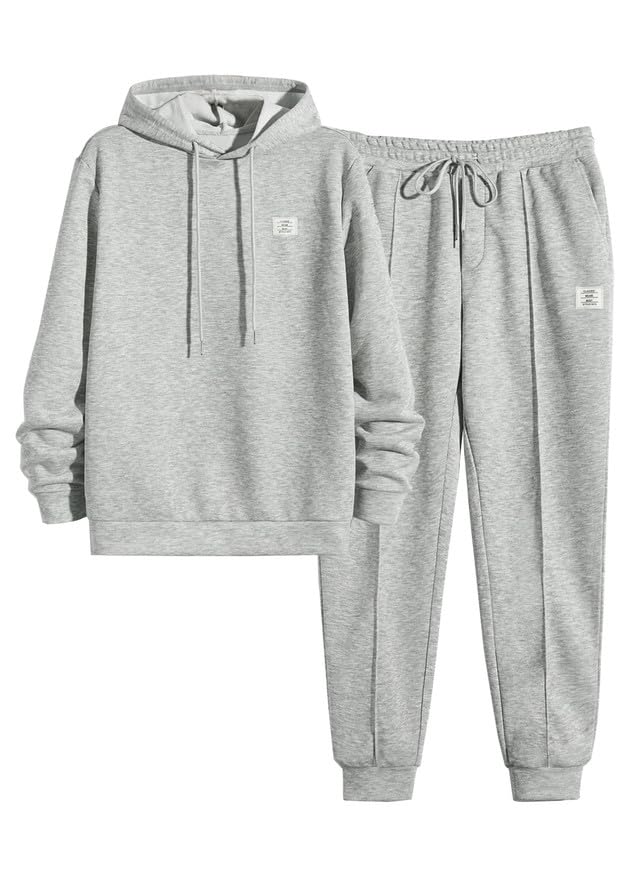 Men's 2 Piece Outfits Hoodie Sweatshirt Tracksuit & Joggers Sweatpants Sweatsuit Set