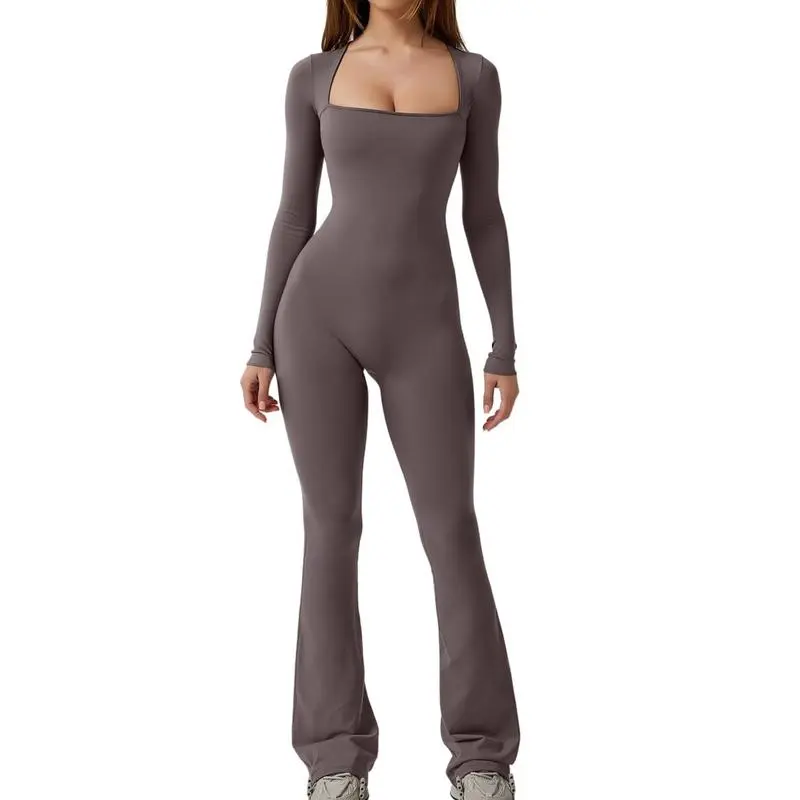 Jumpsuits for Women Square Neck Wide Leg