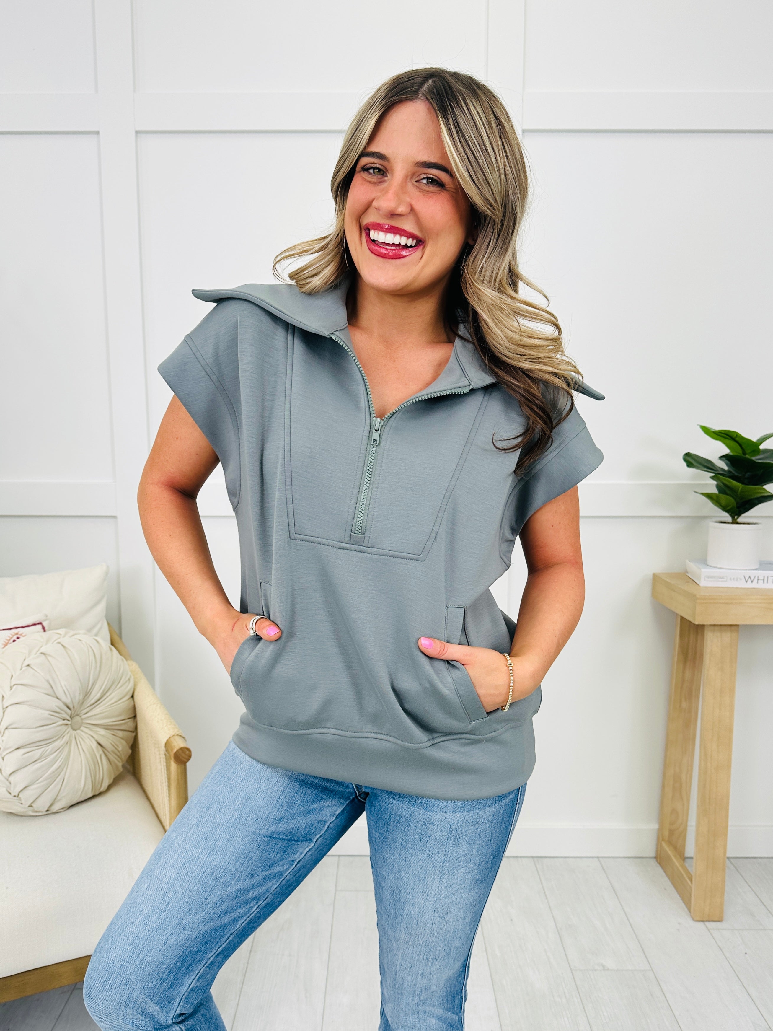 Super Scuba Short Sleeve Pullover- Multiple Colors!