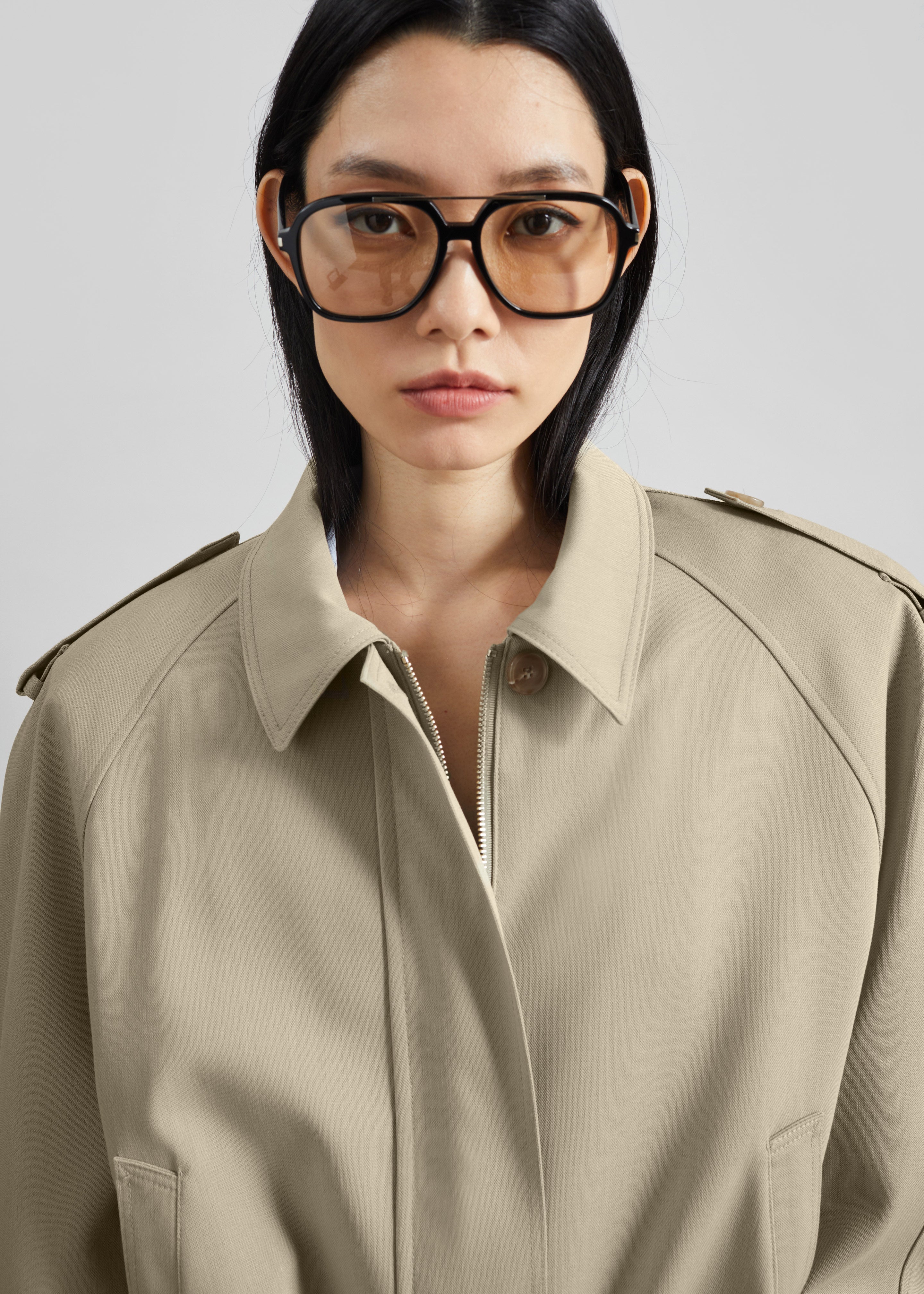 Avray Short Trench - Beige