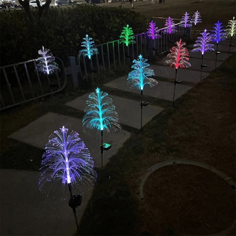 Seven Colors Gradient Solar Christmas Tree Lights