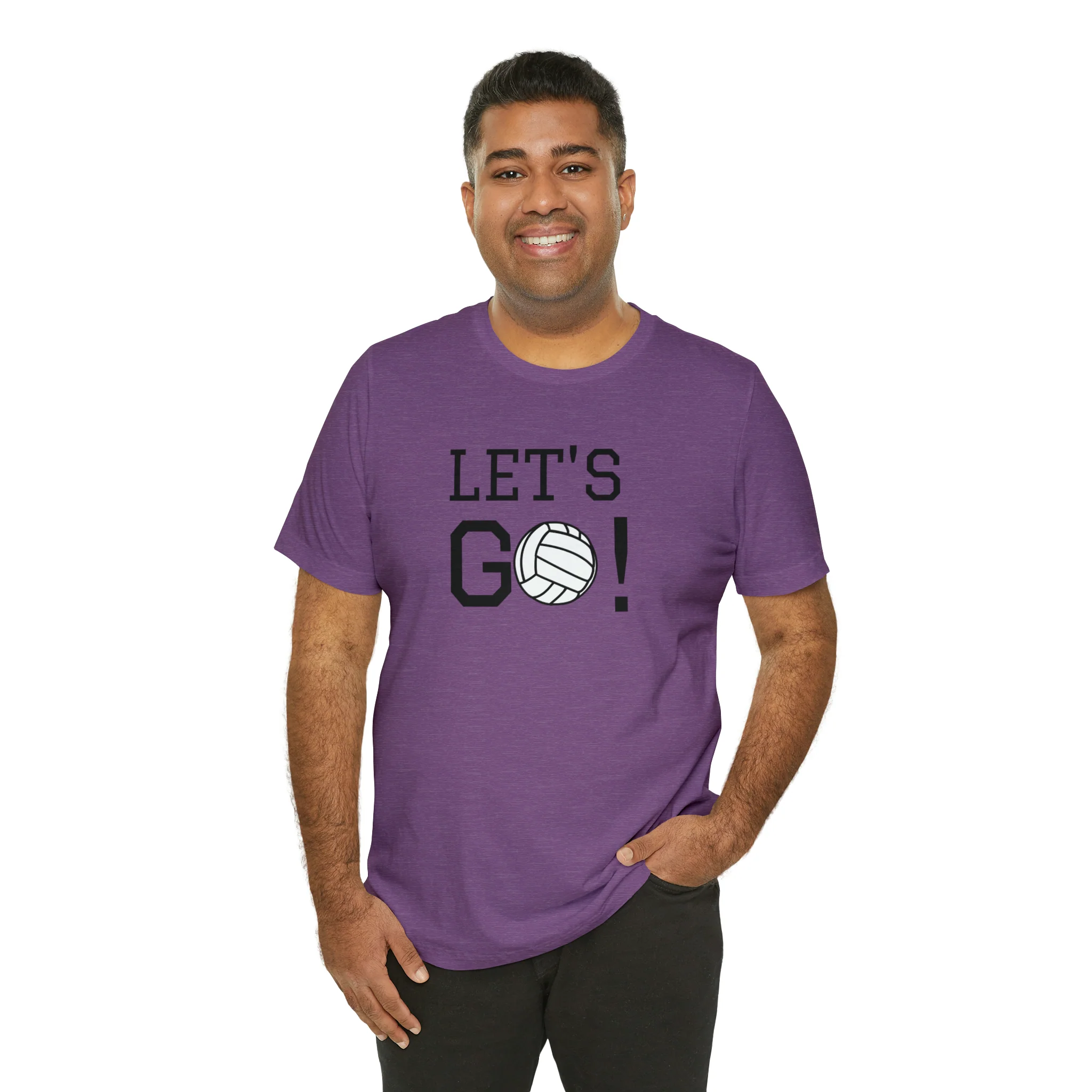 Let's Go! Volleyball Unisex Jersey Short Sleeve Tee