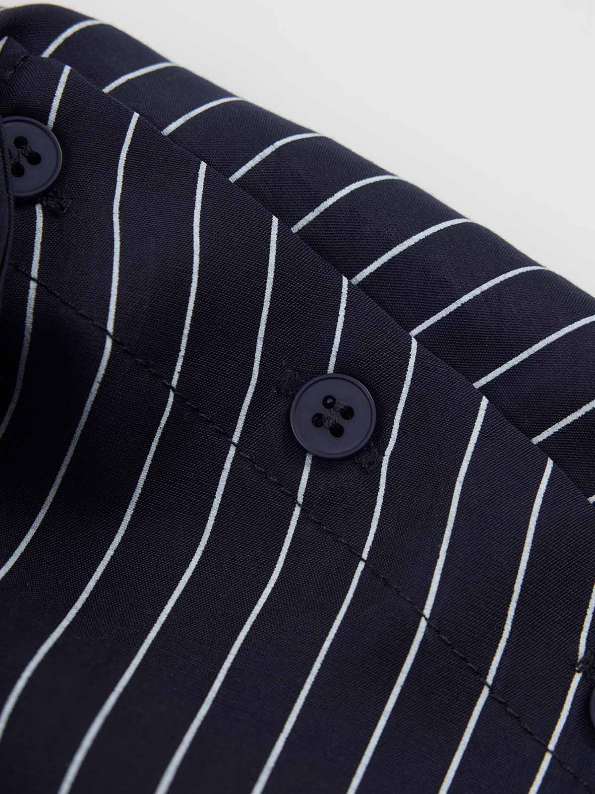 ASOBIO Button-Detail Tie-Neck Shirt