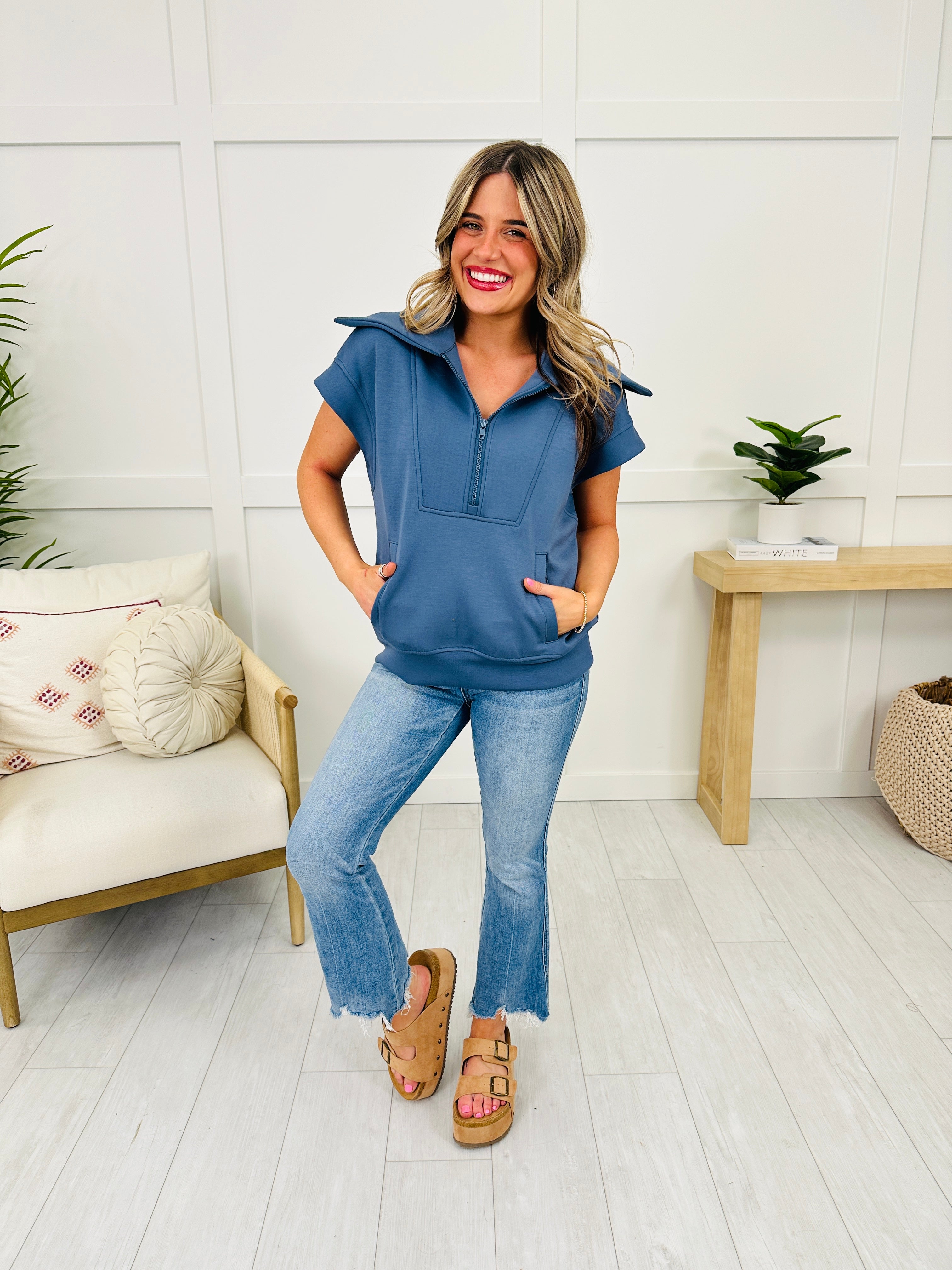 Super Scuba Short Sleeve Pullover- Multiple Colors!