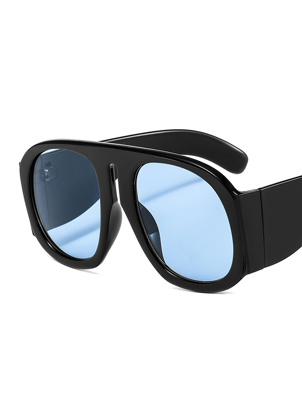 Geometric Sun-Protection Sunglasses Accessories