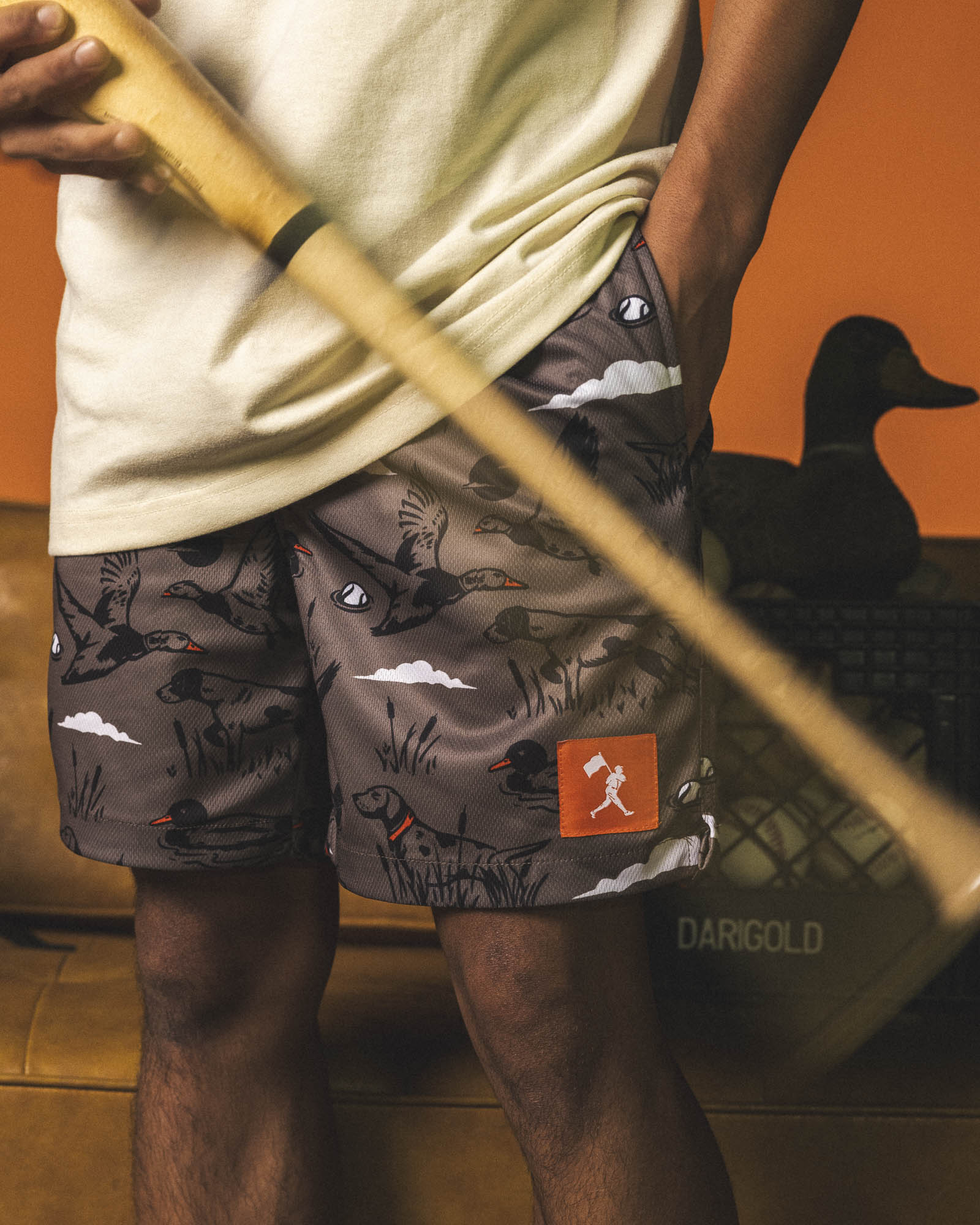 Hardball Hunter Diamond Air Mesh Shorts (Buck Skin) - Youth