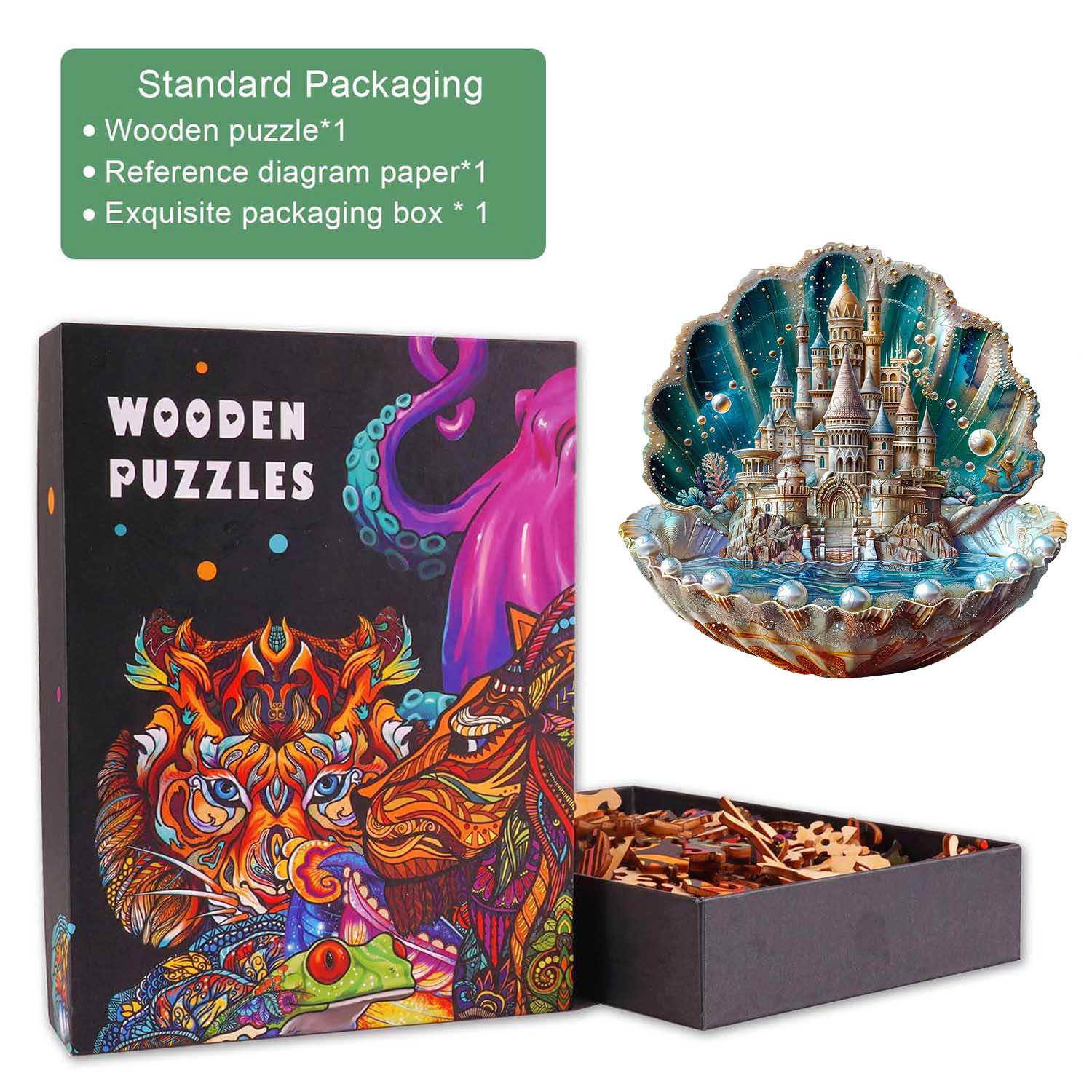 Pearlspire Citadel-2 Wooden Jigsaw Puzzle