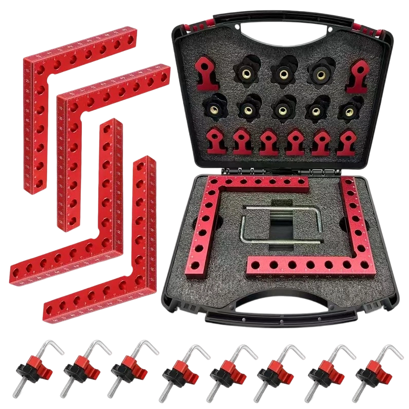90-Degree Positioning Squares Right Angle Clamps Kit