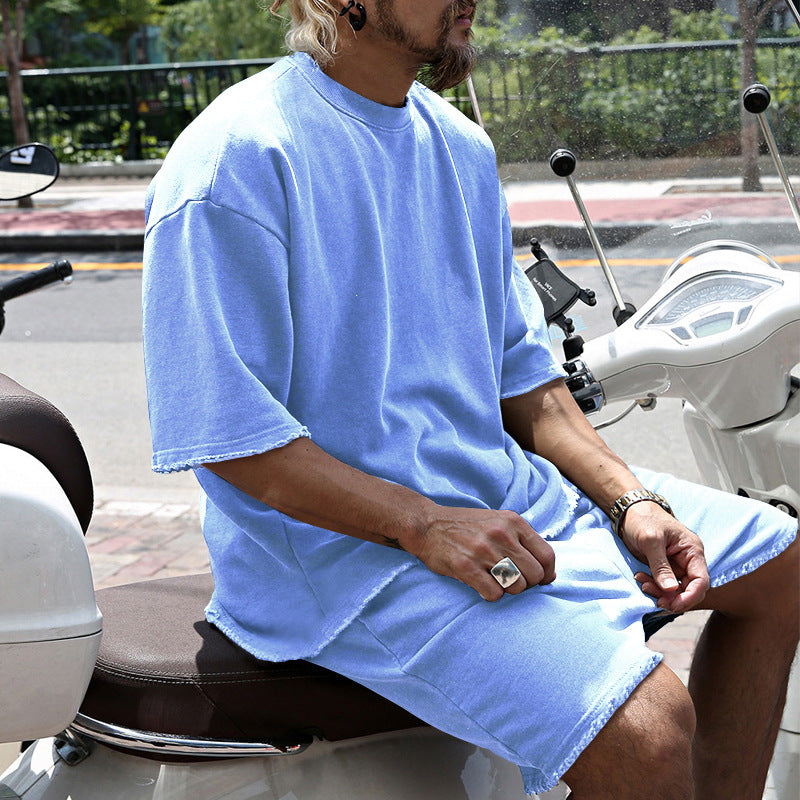 🏃‍♂️ 50% OFF NOW! 🎽 Casual Solid Sleeveless Sports Set – Moisture-Wicking & Loose Fit ☀️🩳