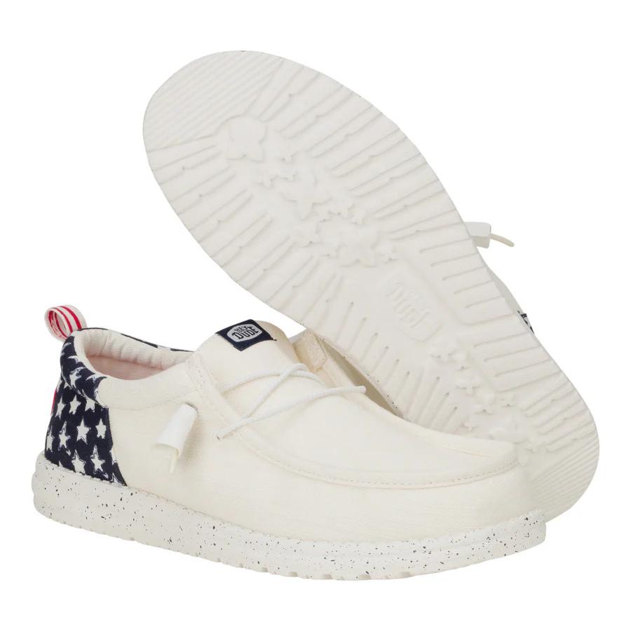 Wally Funk Americana Stars - White/Navy Blazer