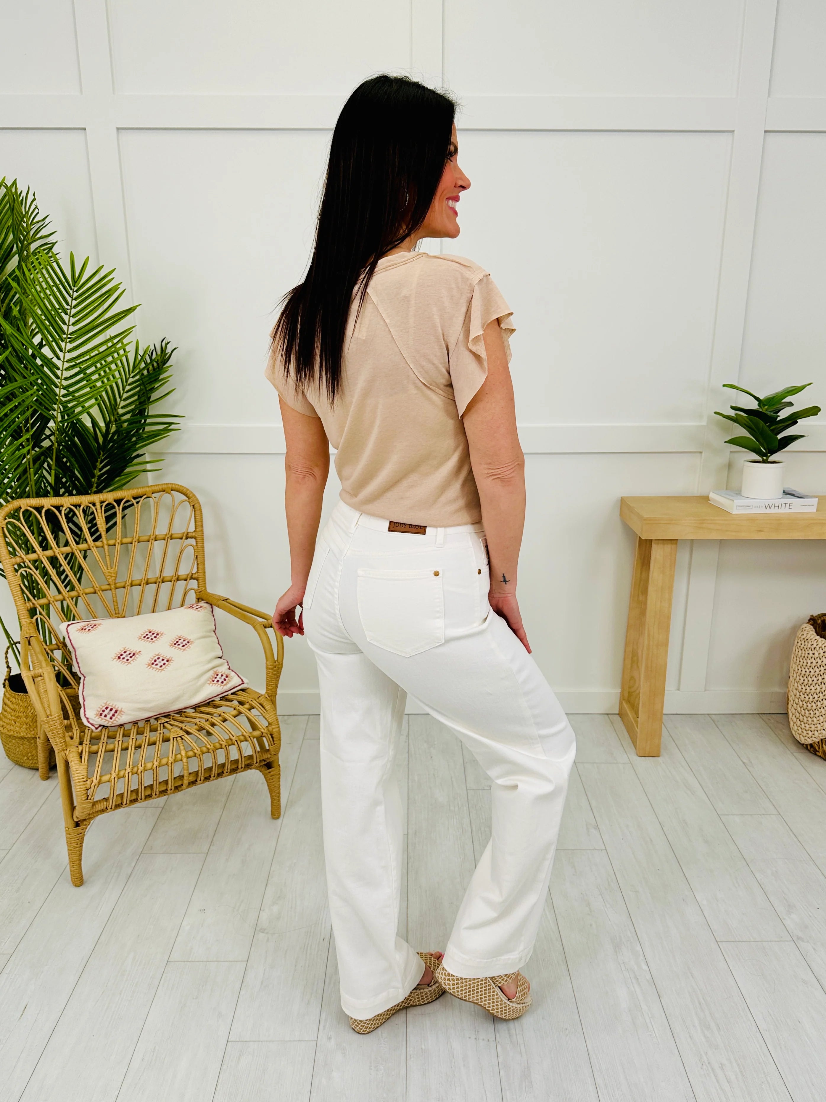 Judy Blue Anything But Ordinary Wide Leg Jeans