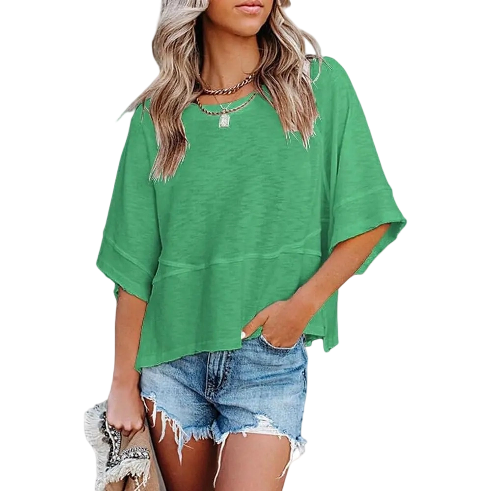 Women's Batwing Half Sleeve Top
