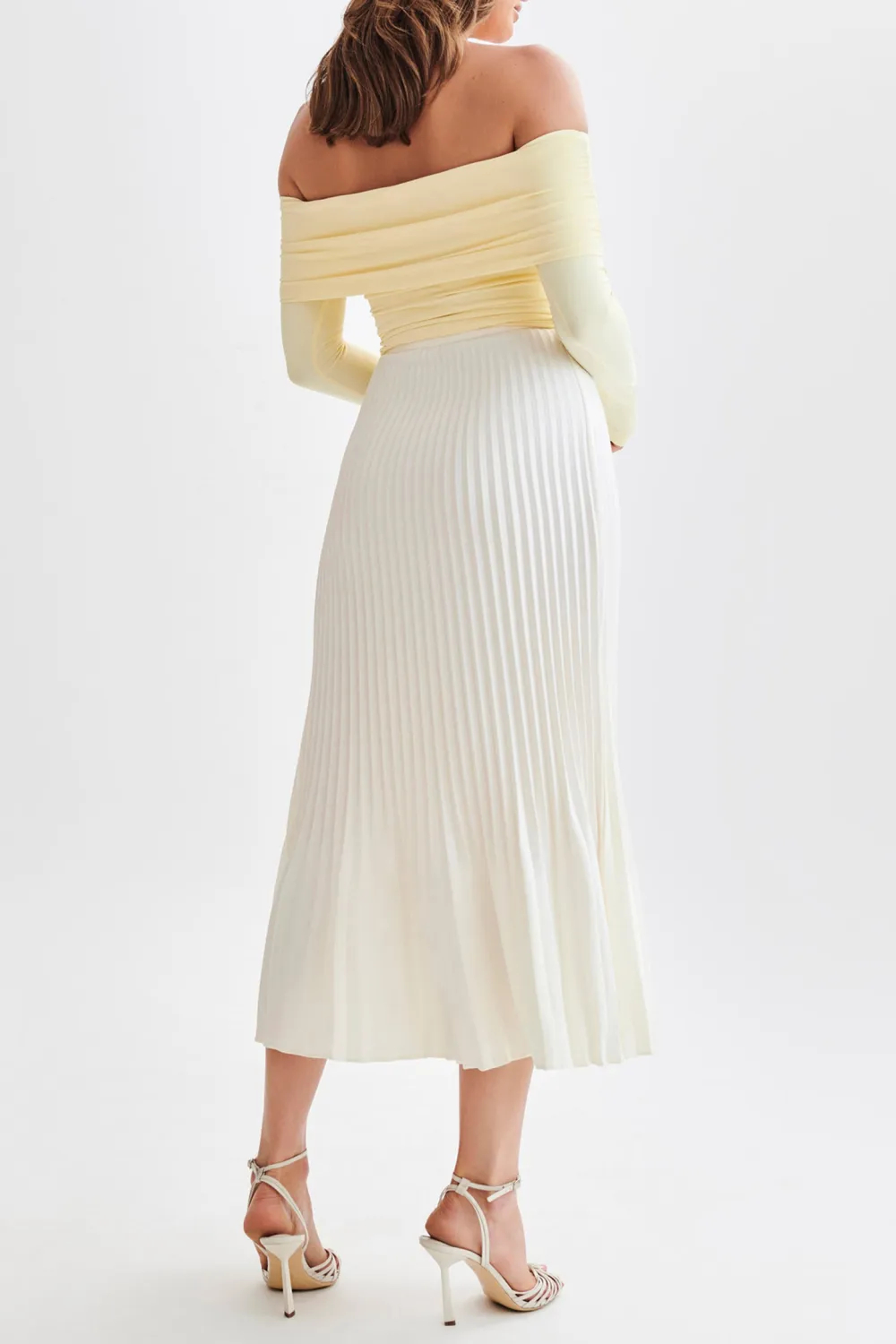 Recycled Nylon Off Shoulder Top