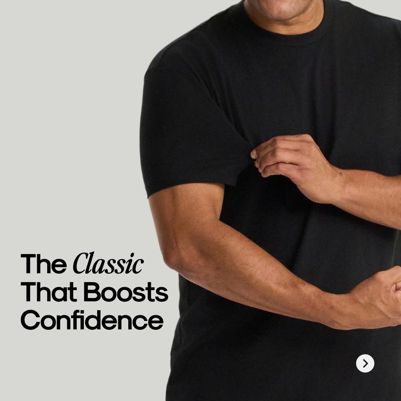 👔 5 Color Men’s Classic Crew Neck Short Sleeve T-Shirt — Everyday Comfort