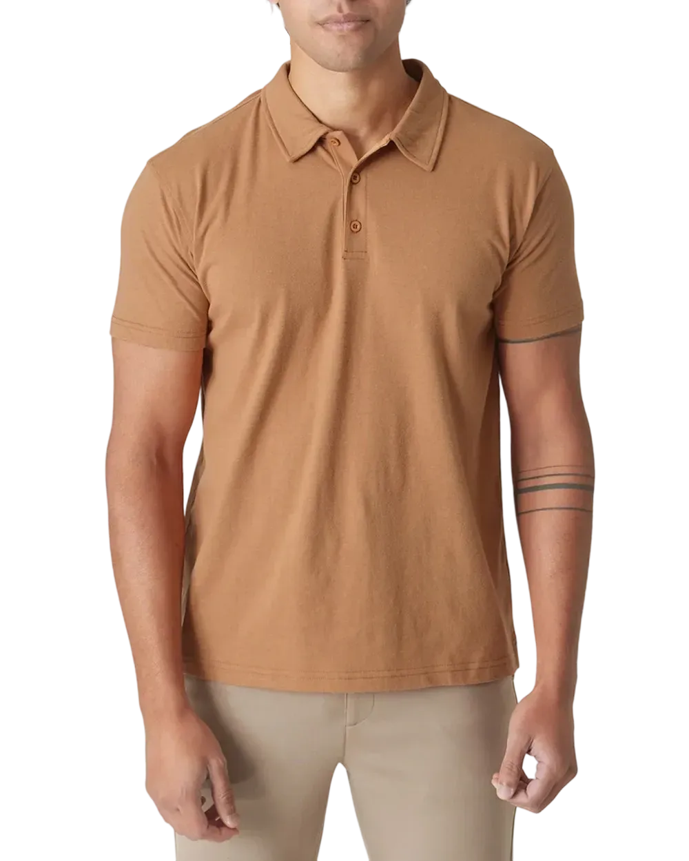 RL Men'S Casual Business POLO Shirt, Breathable Pique Fabric,Classic Polo