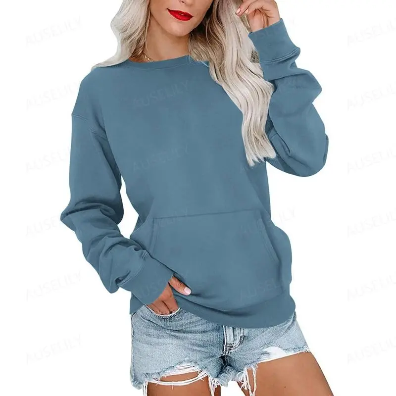 🔥LAST DAY 70% OFF✨Women’s Oversized Crewneck Fleece Sweatshirt