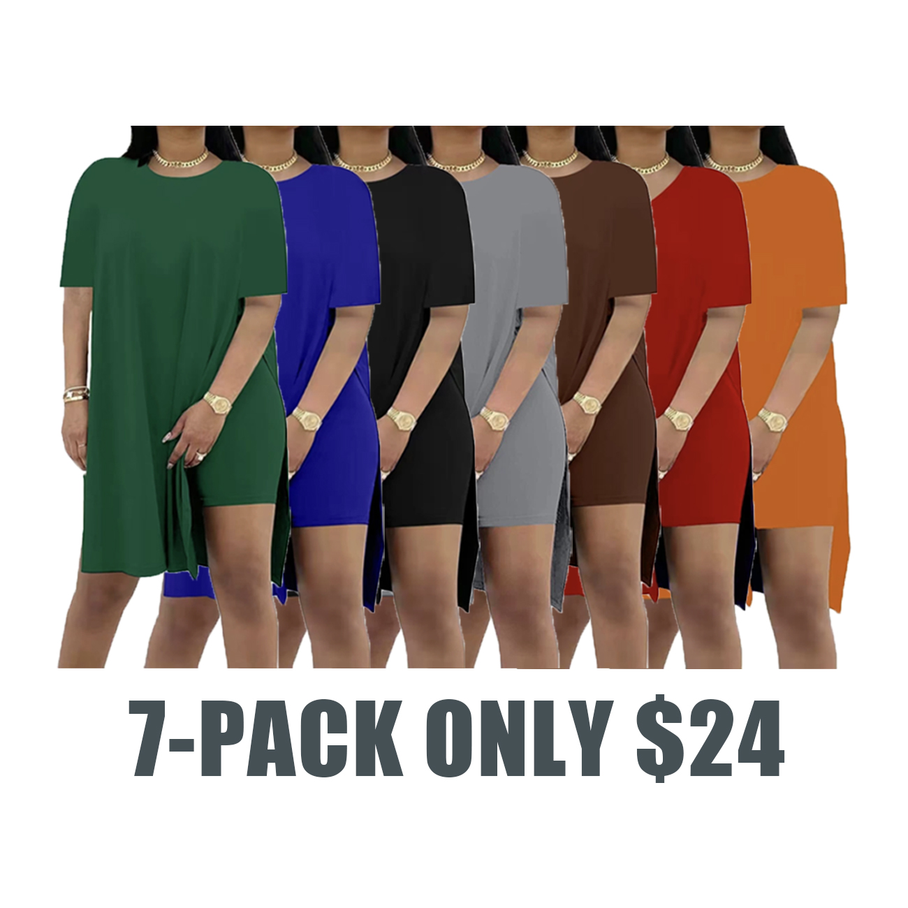 Plus Size Women's 2 Piece Outfit – Casual Basic Top and Shorts Set for Spring Summer Beach Vacation