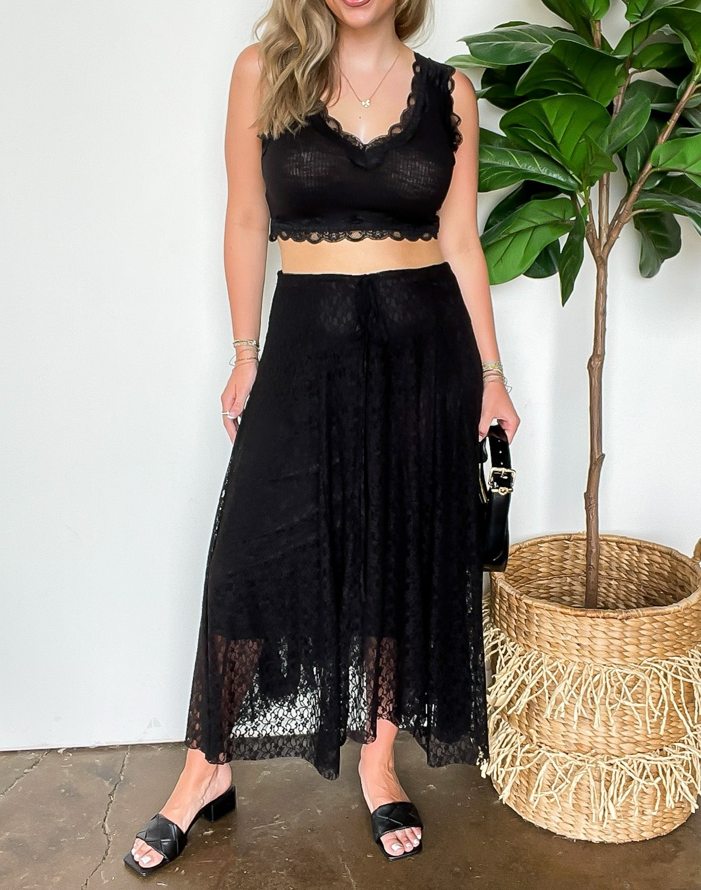 Lace Maxi Skirt